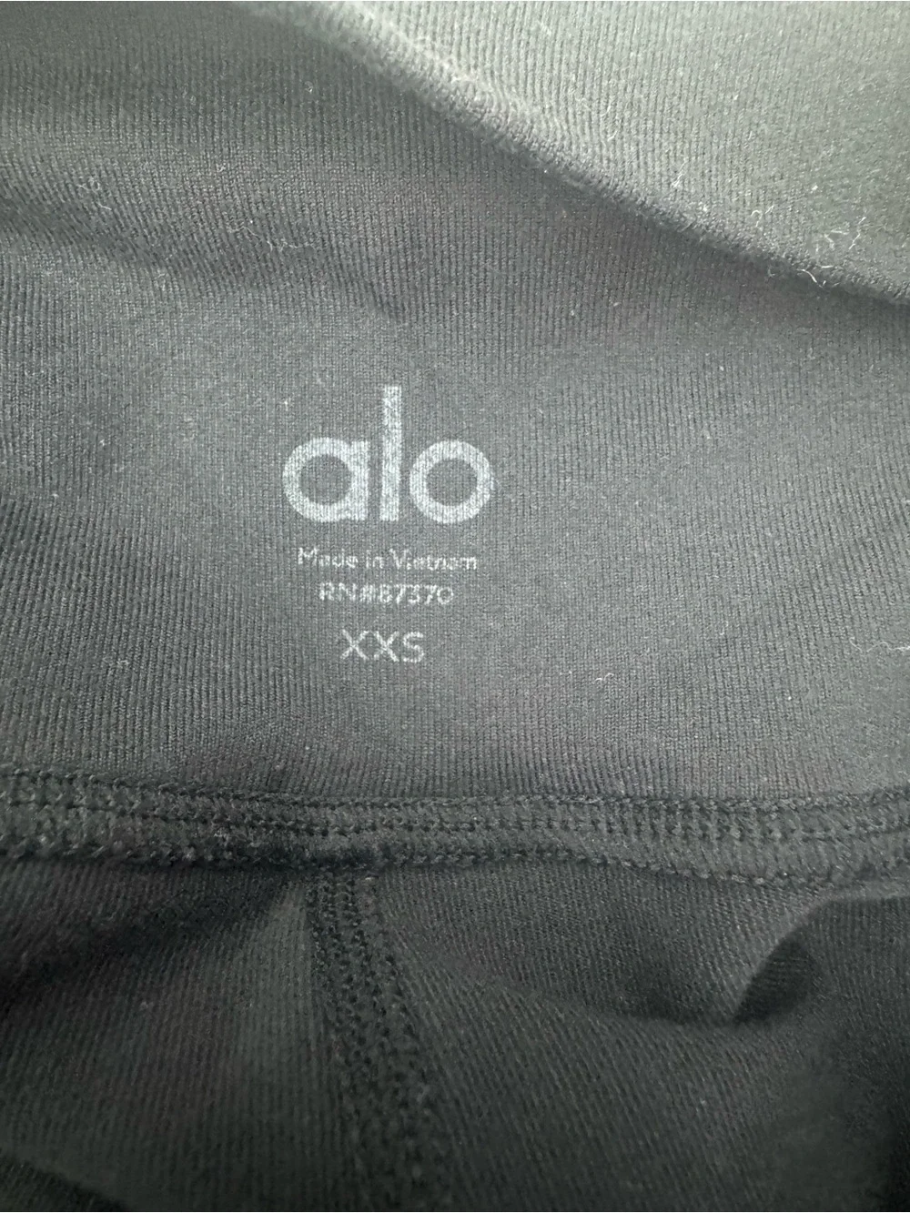 Alo Yoga Black High-Waist 7/8 Leggings XXS - Sculpting Activewear